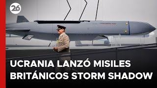 Ucrania lanzó misiles británicos Storm Shadow contra territorio ruso por primera vez [upl. by Sonstrom418]