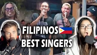 Foreigners React Filipinos Are The Best Singers [upl. by Trebled]