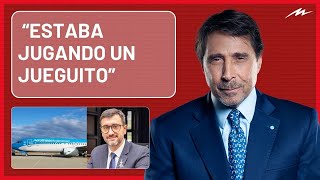 La explicación del legislador acusado por un pasajero de Aerolíneas de poner una bomba en un avión [upl. by Ggerc]