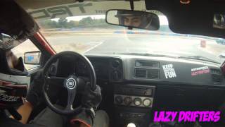 Onboard Drifting AE86 at Salbris Karting  Lazy Drifters [upl. by Lamson667]