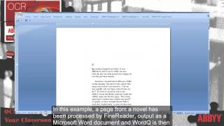 ABBYY FineReader and Text to Speech Applications OCR in Your Classroom [upl. by Shalna]