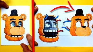 CREATE YOUR FNAF ANIMATRONICS  7 COOL Five Nights at Freddys DIY IDEA CHALLENGE  You cant hide [upl. by Notlimah]