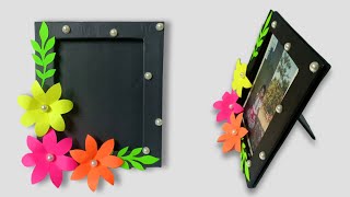 Beautiful Photo Frame Making At Home  Photo Frame Craft  DIY Photo Frame craftfraft [upl. by Dympha]