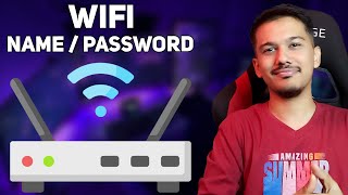 How to Change Wifi Password amp Name of Any Router MobilePC [upl. by Nivlam]