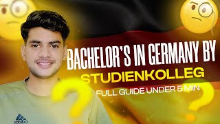 Study in Germany 🇩🇪 through Studienkolleg  Free Education [upl. by Ainex]