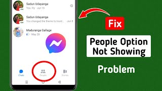 How to Fix Messenger People Option Not Showing [upl. by Ahsemed492]