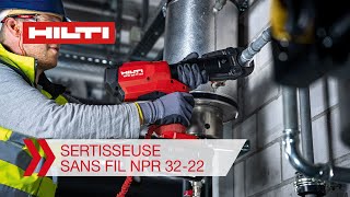 Sertisseuse sans fil Nuron NPR 3222  guide de démarrage rapide [upl. by Stedman39]