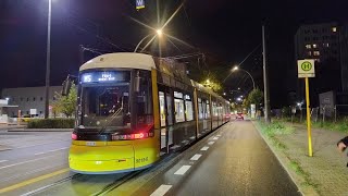 Aussetzermitfahrt M5E von Landsberger Allee PStraße bis Betriebshof Lichtenberg in GT811ZRL 9018 [upl. by Anirbys963]