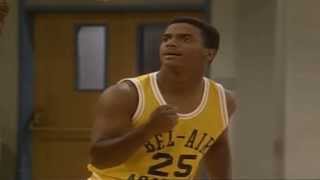 The Fresh Prince Of BelAir  Carlton and Will Smith plays Basketball HD [upl. by Nauqas]