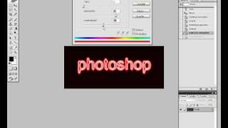 Tutorial photoshop cs  letras tipo NEON [upl. by Kisor]