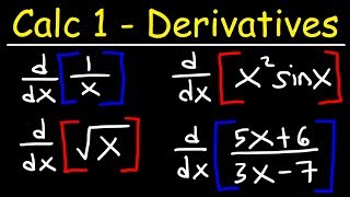 Calculus 1  Derivatives [upl. by Cecilla]