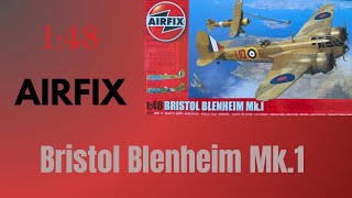 Airfix Bristol Blenheim MK1 148 [upl. by Akalam]