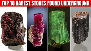 Top 10 Rarest Stones Found Underground [upl. by Gervase]