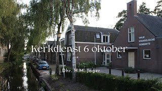 Kerkdienst 6 oktober [upl. by Biagi]