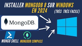 comment installer mongodb sous windows en 2024 [upl. by Groot]