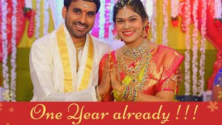 Our wedding highlights  Swetha amp Mahendra  February 9  first anniversary [upl. by Esital]