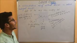 INTEGRAL DOMAIN DEFINITION amp EXAMPLES [upl. by Gilda105]