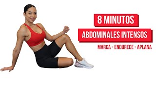 Ejercicios para marcar el abdomen rapidamente  RUTINA INTENSA 8 MIN [upl. by Zipnick]