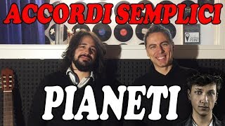 36 Pianeti Ultimo  Tutorial Pianoforte  Accordi facili [upl. by Seuguh]