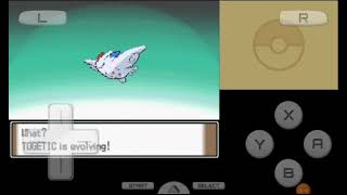 i evolve togetic in Pokemon platinum [upl. by Ahsienor229]