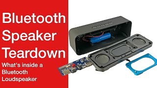 Bluetooth Speaker Teardown  the electronics inside a wireless speaker [upl. by Gregrory]