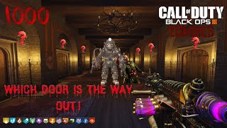 The Impossible Random Door Challenge Black Ops 3 Custom Zombies The Doors Map [upl. by Arahd358]