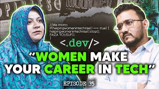 How I Taught Thousands Of Women The Most Important Skill WomenInTechPK Founder Faiza Yousuf [upl. by Naerb]