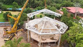 Renovation Highlights Sri Sri Radha Vrindaban Behari Temple at Govardhan Ecovillage [upl. by Kally]