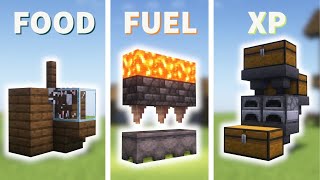 5 MUSTHAVE Starter Farms for Minecraft 121 [upl. by Reinold410]