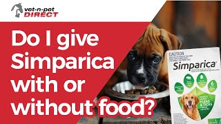 Do I give Simparica with or without food [upl. by Mit]