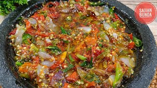 RESEP SAMBAL BAWANG BEDA DARI BIASANYA LEBIH MANTAP SEDAP POLL [upl. by Krigsman]