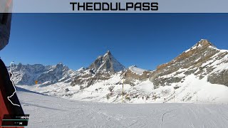 BreuilCervinia Theodulpass to Cervinia Piste 6 and 5 [upl. by Raji978]