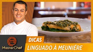 LINGUADO À MEUNIÉRE com Rafael Gomes  DICAS MASTERCHEF [upl. by Athenian]