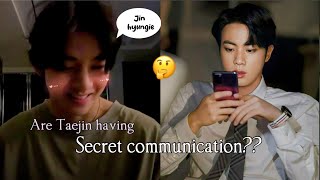 Taejin  JinV Are Taejin having secret communication [upl. by Llenod]