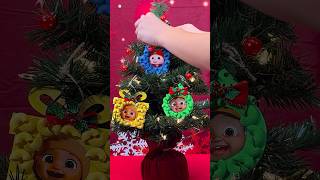 Easy CoComelon Christmas Crafts DIY Ornaments 123🎄 cocomelon shorts [upl. by Alair234]