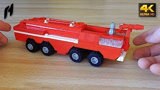 How to Build MAZ731016001 AA60 Fire Truck MOC  4K [upl. by Einnaj]