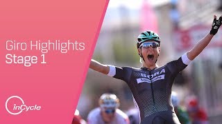 Giro dItalia 2017  Stage 1 Highlights  inCycle [upl. by Nosinned536]