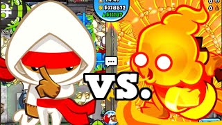 NINJA vs WIZARD Epic Late Game in Moab Pit Bloons TD Battles [upl. by Lim249]