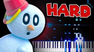 Snowball Park from Super Mario 3D World  Piano Tutorial [upl. by Eiznekam718]