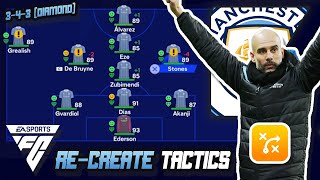 Play like Guardiolas Cruyff inspired Champions League Final tactics FC 24  343 Tactics 🧠 [upl. by Marven]