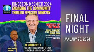 Kingston Keswick 2024 Closing Night  Dr John Neufeld  January 28 2024 [upl. by Aivataj384]