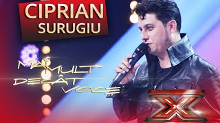 Elvis Presley  „Suspicious Mind” Interpretarea lui Ciprian Surugiu la X Factor [upl. by Sidonie96]