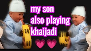 my son also playing khaijadi💗💗 [upl. by Rosemaria]