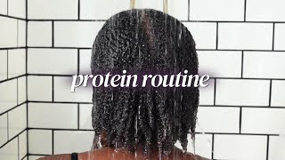 Protein Routine for High Porosity 4C Hair [upl. by Laurinda]