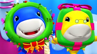 Christmas Baby Shark Song Xmas Carols and Nursery Rhymes for Kids [upl. by Caitlin]