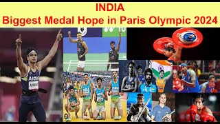 India biggest medal hope in Paris Olympic 2024  Indian athlete in Paris Olympic 2024 olympic2024 [upl. by Suirauqram]