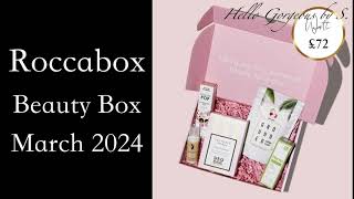 SPOILERS Roccabox March 2024 Beauty Box FULLREVEAL [upl. by Aehtla]