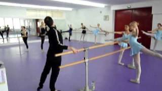 Ballet Class with Trockadero Star Dancer Raffaele Morra Part1 [upl. by Adolf]