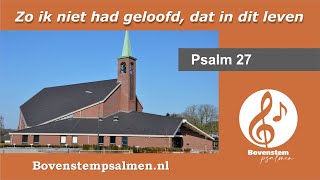 Psalm 27 vers 5 en 7 samenzang met bovenstem  Orgel Wilbert Magré [upl. by Male257]