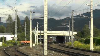 Bahnpanorama ÖBB Eisenbahn Zugverkehr auf der Rudolfsbahn Leoben Zeltweg Teil 2 [upl. by Matrona189]